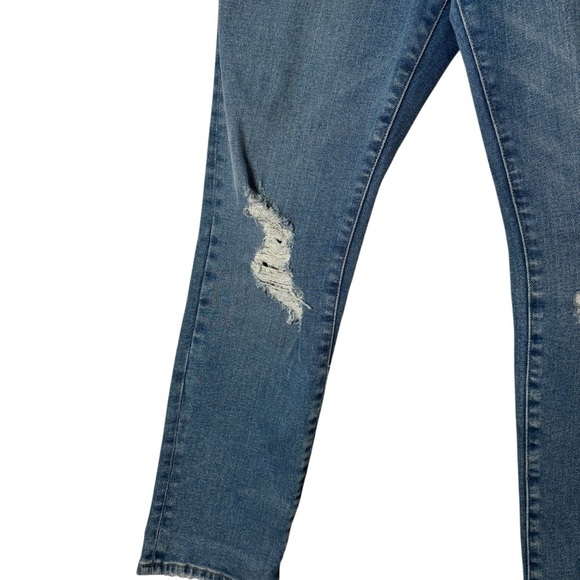 Good American Women’s Straight Leg Distressed Denim Jeans- Size 8/29 - Picture 3 of 6
